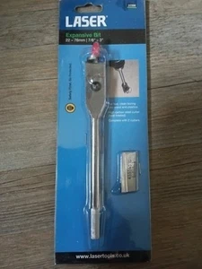 Expansives flaches Holzbohrer-Set 22 -76 mm inkl. 2 Fräser - Bild 1 von 4