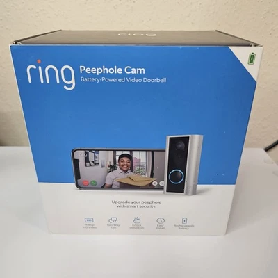 Ring Door View Peephole Camera and Doorbell - Battery Operated - Image 1 of 4