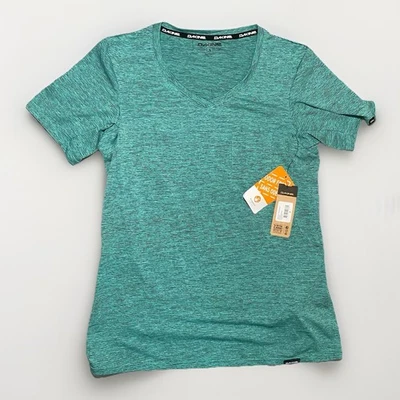 Dakine Womens Roslyn Short Sleeve Jersey Small Teal Lagoon Running Cycling - Image 1 of 4