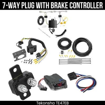 Tekonsha 7 路拖车布线 + 制动控制适用于 22-25 马自达 CX-5 23-25 CX-50 — 第 1/4 张图片