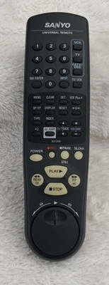 Sanyo B21309 / SYVM007BD-4 Universal VCR TV Remote - Image 1 of 4