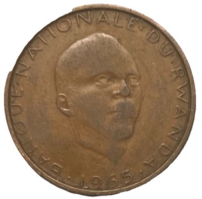 Ruanda 1965 5 francos - envío combinado - lote C63e Foto 1 de 2