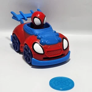 Marvel Spidey & His Amazing Friends Spiderman Disc Dashers Vehículo, 1 Disco - Imagen 1 de 8