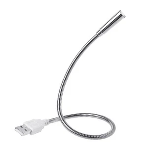 USB Flexible Light Gooseneck Led Glowing Lamp Laptop Computers Studying Supplies - Photo 1/8