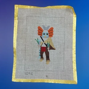 Handpainted Needlepoint Canvas - KACHINA - Native American - Picture 1 of 9