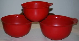 Empire Red Kitchen Aid 3pc Mixing Bowls - Picture 1 of 11