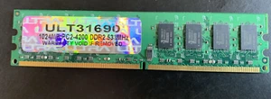 ULTRA (ULT31690) 1 GB / 1024 MB 533 MHz PC2-4200 DDR2 DESKTOP MEMORY RAM - Picture 1 of 2