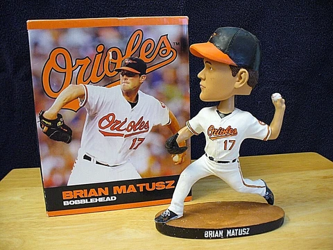 MLB - 2011 Baltimore Orioles "Brian Matusz" Bobblehead - SGA - NIB Cover