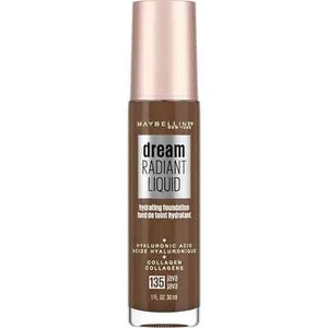 Maybelline Dream Radiant flüssige feuchtigkeitsspendende Foundation #135 Java, 1 Flasche - Bild 1 von 2