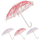 Mini Lace Doll Umbrella Beach Parasol 4Pcs