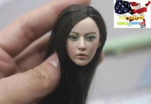 1/6 Asian female head sculpt Guan Assassin for Hot toys Phicen 12" figure ❶USA❶ - Picture 1 of 3