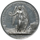 1857 Hongrie Ferenc Josef & Erzsebet médaille avec étui en laiton gaufré #23031