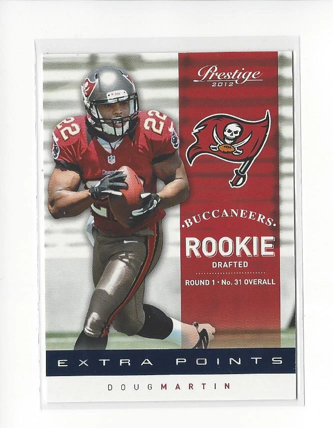 2012 Prestige Extra Points Blue #245 Doug Martin Buccaneers /999  - Image 1 of 1