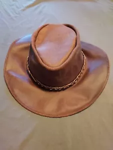Outback Hut Herren braun Leder Australien Safari - Größe Small - Bild 1 von 12