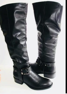 Apt 9 Irene kniehohe Damenstiefel – schwarz – Größe 6 – 84,99 $ - Bild 1 von 2