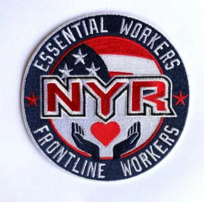 Parche bordado de trabajadores esenciales de primera línea de la NHL New York Rangers  Foto 1 de 2
