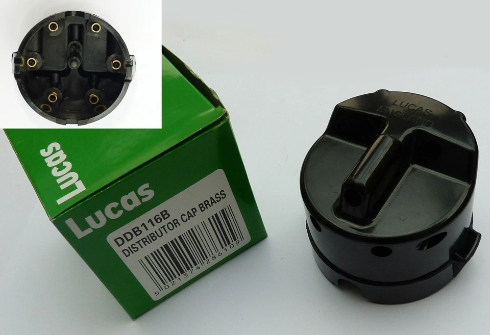 Lucas DDB116 Side Entry Distributor Cap 25D6, Austin Healey 3000 Wolseley GDC101 - Image 1 of 1