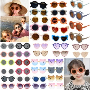 Nuevo corazón niños gafas de sol UV400 clásico niña Lolita moda gafas S C8 - Imagen 1 de 59
