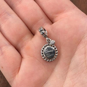 Authentic Pandora Sterling Silver Sweet Niece Family Dangle Bead with Zirconia - Picture 1 of 3