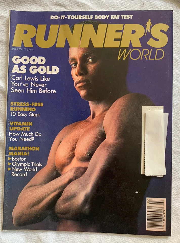 Runner’s World Magazine July 1988 Carl Lewis - Image 1 of 1