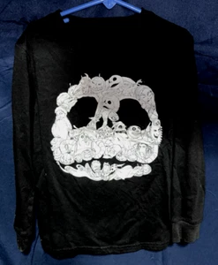 DISNEY NIGHTMARE BEFORE CHRISTMAS LONG SLEEVE KIDS SHIRT JACK KIDS SMALL - Picture 1 of 4