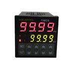 Digital Timer Electronic 2 Relays Cycle Programmable Timer Mode 110V Tact Switch photo