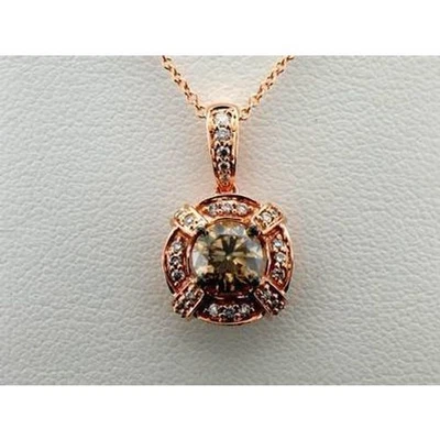 Le Vian Necklace Diamond Pendant in 14K Rose Gold 1 1/3 cts - Image 1 of 4