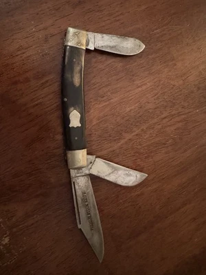 Vintage GCCO Italy Premium Stock Knife – 3 Blade Folding Pocket Knife – 9" Open  - Image 1 of 4