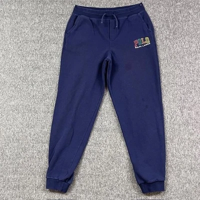 Polo Ralph Lauren Pants Youth XL 18-20 Navy Joggers Sweatpants Embroidered Pony - Image 1 of 4