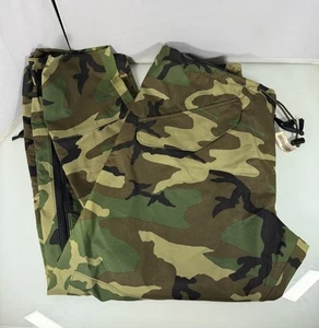 USGI Woodland BDU Camouflage Cold Weather Pants Trousers Goretex - Large Regular - Picture 1 of 15