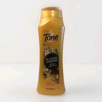 Jabón corporal energizante Tone BLISSFUL AWAKENING con café y flor de vainilla 18 fl oz Foto 1 de 4