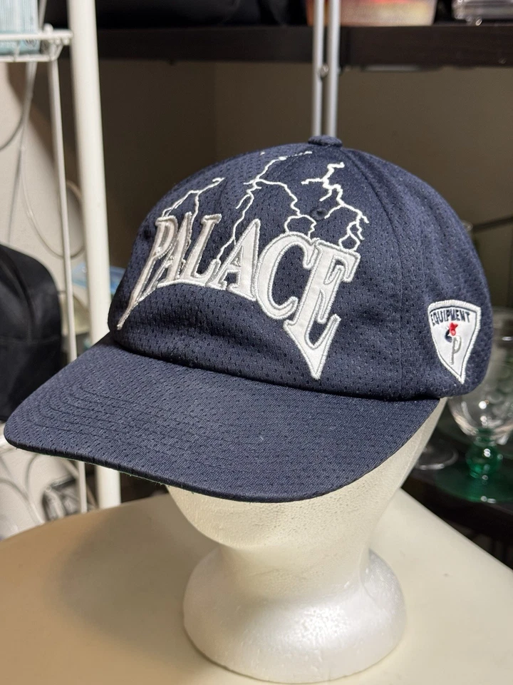 Кепка с ремешком Palace Hesh черная один размер Lightning - Изображение 1 из 4