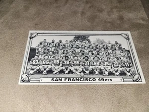 1968 Topps San Francisco 49ers Topps tarjeta de equipo número de prueba 14 de 25 ex. estado - Imagen 1 de 6