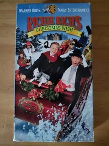 Richie Rich’s Christmas Wish VHS 1998 David Gallagher Ex Rental  - Imagen 1 de 4