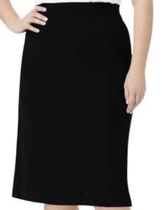 3X / 4X / 26 ~ Black Business Skirt Below Knee Length Lane Bryant Women’s Plus - Picture 1 of 7