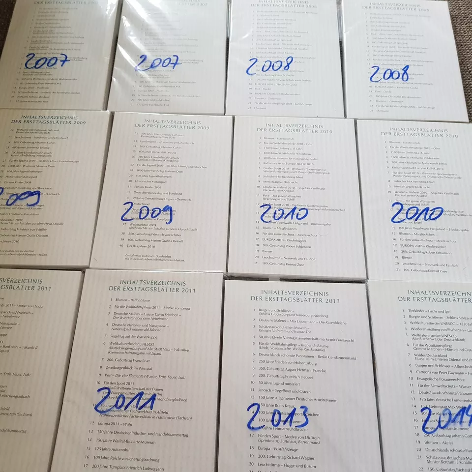 BRD ETB Ersttagsblätter Jahr 2010- 2012 2013 2014 2015 2016 2017 2018 2019 2020 - Bild 1 von 1