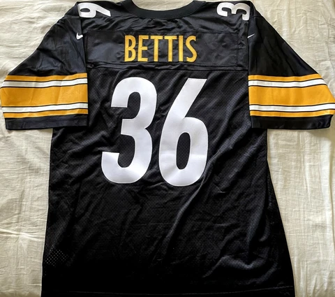 Jerome Bettis Pittsburgh Steelers 1997 2000 authentic Nike stitched black jersey Cover