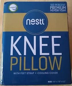 Almohada de rodilla de espuma viscoelástica Nestl con correa para pies y funda de enfriamiento -NUEVA EN CAJA - Imagen 1 de 4