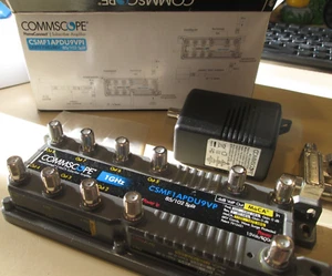 CommScope CSMF1APDU9VPI HomeConnect 9-Port Passive VoIP MoCA Amplifier - Picture 1 of 4