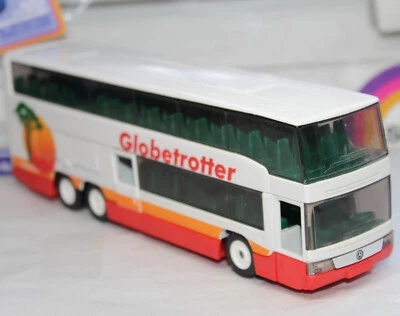SIKU SUPER SERIE - 3814 - MERCEDES-BENZ O404 DOUBLE-DECKER COACH - GLOBETROTTER - Image 1 of 4