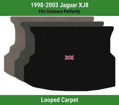 Alfombra de maletero Lloyd Classic Loop para Jaguar XJ8 1998-2003 con logotipo de bandera británica Foto 1 de 4