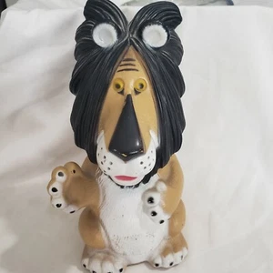 Vintage 1970s Play Pal Lion Western Publishing Hard Plastic Blow Mold Rare Bank - Picture 1 of 10
