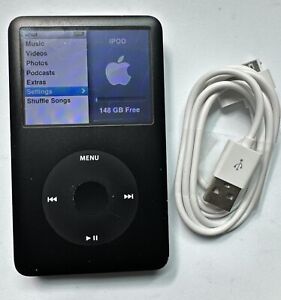 Lecteur MP3 noir Apple iPod Classic 160 Go MB150LL A1238 d'occasion