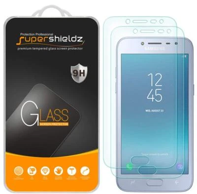 3X Protector de pantalla de vidrio templado Supershieldz para Samsung Galaxy J2 Pro (2018) Foto 1 de 4