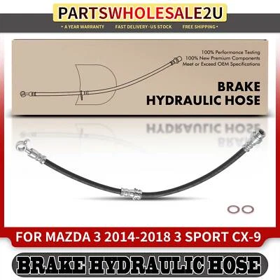 1x Manguera hidráulica de freno de pasajero delantero derecho para Mazda 3 14-18 3 Sport 16-19 Foto 1 de 4