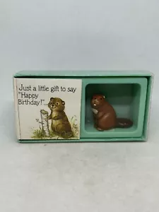 Vintage American Greetings Gifts & Good Wishes Beaver Figurine. - Picture 1 of 6