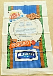 Geschirrtuch BAUMWOLLE HELLMANN'S MIT BROWNIES REZEPT - Bild 1 von 2