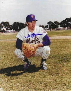 Foto autografata JOHN STEARNS New York Mets 8x10 - Certificato di autenticità - Foto 1 di 1