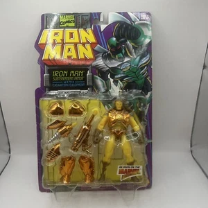 1996 Toy Biz Marvel Comics Iron Man Subterranean Armor with Excavation Equipment - Picture 1 of 11