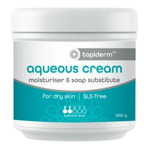 Topiderm® Aqueous Cream 500g SLS-Free Moisturiser & Soap Substitute for Dry Skin - Bild 1 von 1